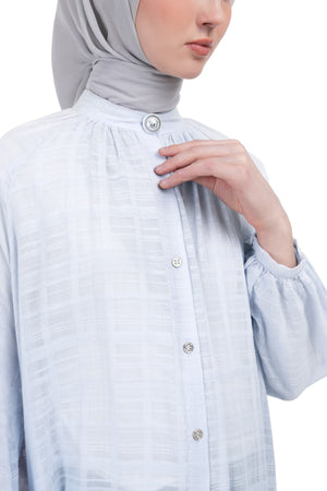 Sheer Tunic - Baby Blue