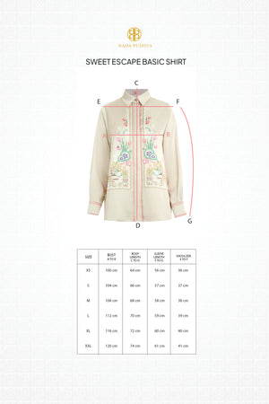 Sweet Escape Basic Shirt - Cream