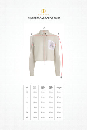 Sweet Escape Crop Shirt - Khaki