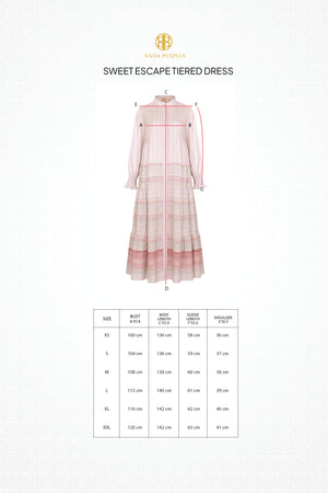 Sweet Escape Tiered Dress - Pink