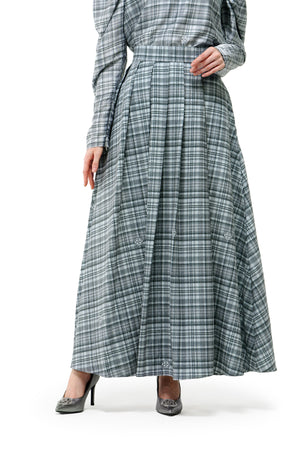 Tartan Fairy Layer Skirt - Grey