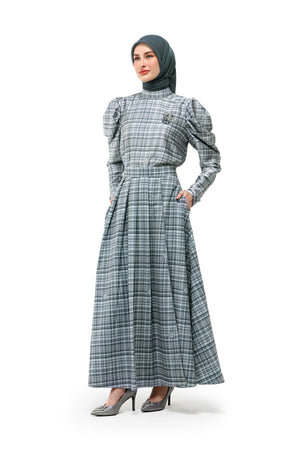 Tartan Fairy Layer Skirt - Grey