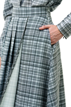 Tartan Fairy Layer Skirt - Grey
