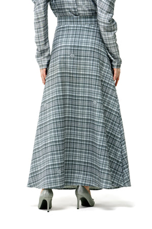 Tartan Fairy Layer Skirt - Grey