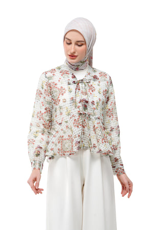 Tartan Fairy Peplum Outer - Multicolor