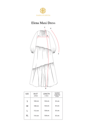 Elena Maxi Dress - Yellow