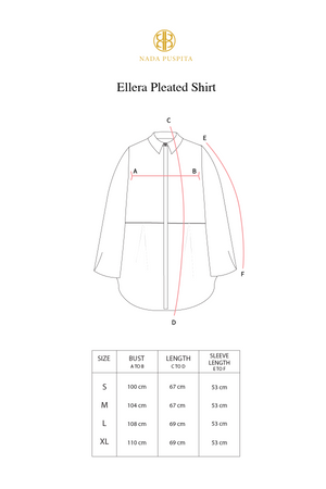 Ellera Pleated Shirt - Black