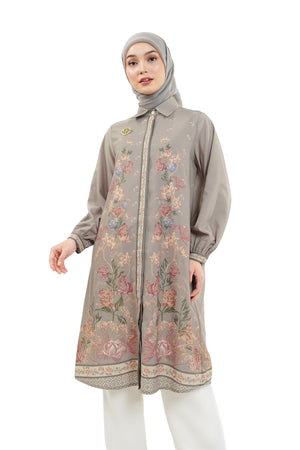 The Orient Tunic Shirt - Taupe