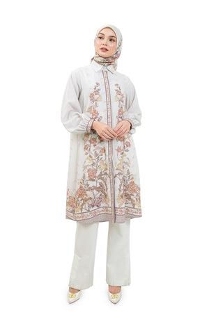 The Orient Tunic Shirt - Ivory