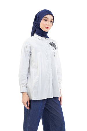 The Orient Stripe Shirt - White