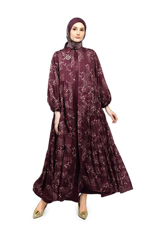 The Secret Forest Long Outer - Maroon