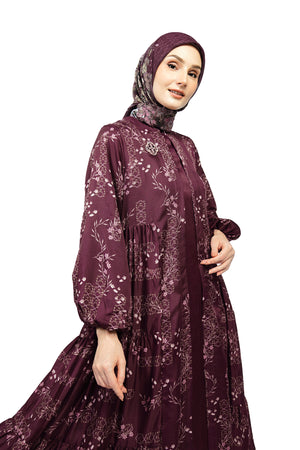 The Secret Forest Long Outer - Maroon