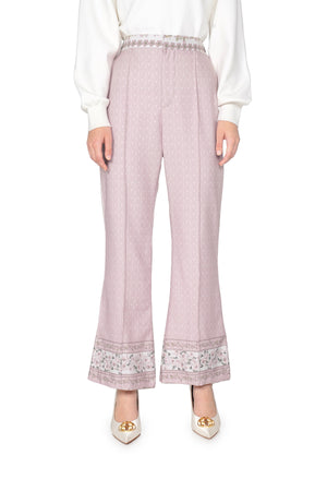 The Story Book Bootcut Pants - Pink