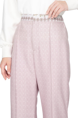 The Story Book Bootcut Pants - Pink