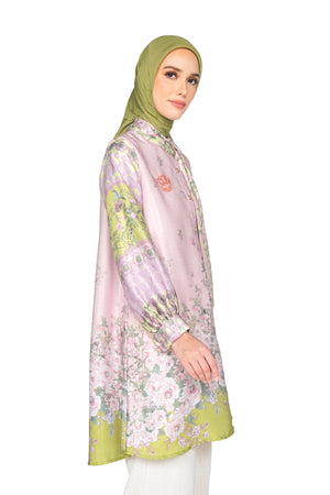 The Story Book Shawl Shirt - Multicolor