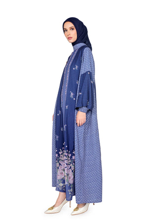 The Story Book Kaftan Dress - Navy