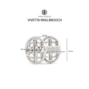 Vivetta Ring Brooch - Silver