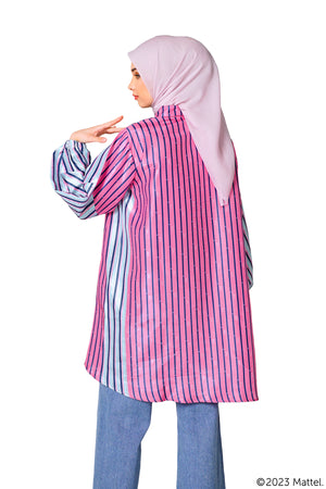 Vacanza Basic Tunic Shirt - Magenta