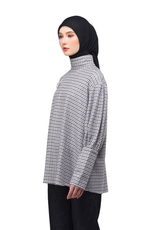 Velma Tweed Blouse - Broken White
