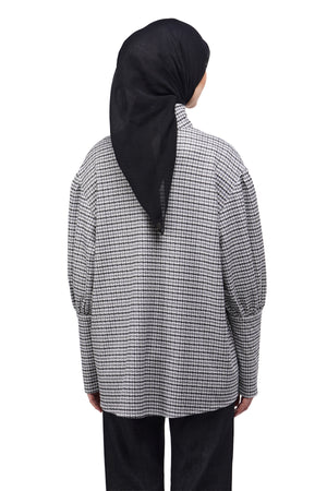 Velma Tweed Blouse - Broken White