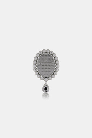 Vintage Brooch - Black