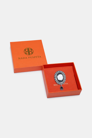 Vintage Brooch - Black