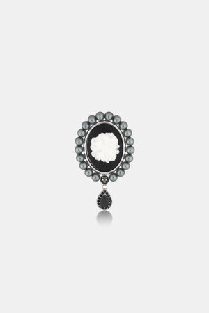 Vintage Brooch - Black