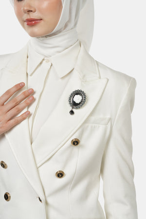 Vintage Brooch - Black