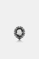 Vintage Ring Brooch - Black