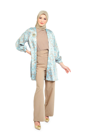 Viola Pleated Outer - Sky Blue