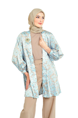 Viola Pleated Outer - Sky Blue
