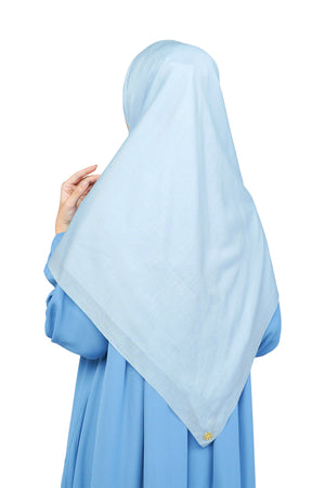 Nada Voile Scarf Large - Blue Sky