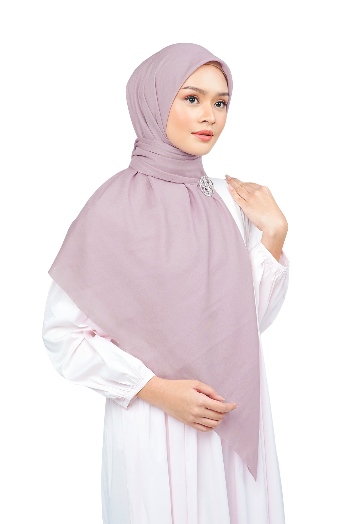 Nada Voile Scarf Large - Orchid