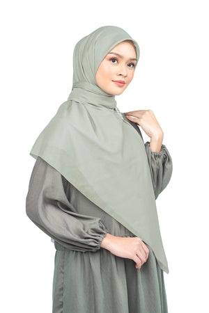 Nada Voile Scarf Large - Light Stone