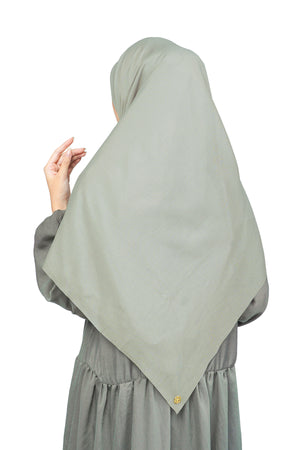 Nada Voile Scarf Large - Light Stone