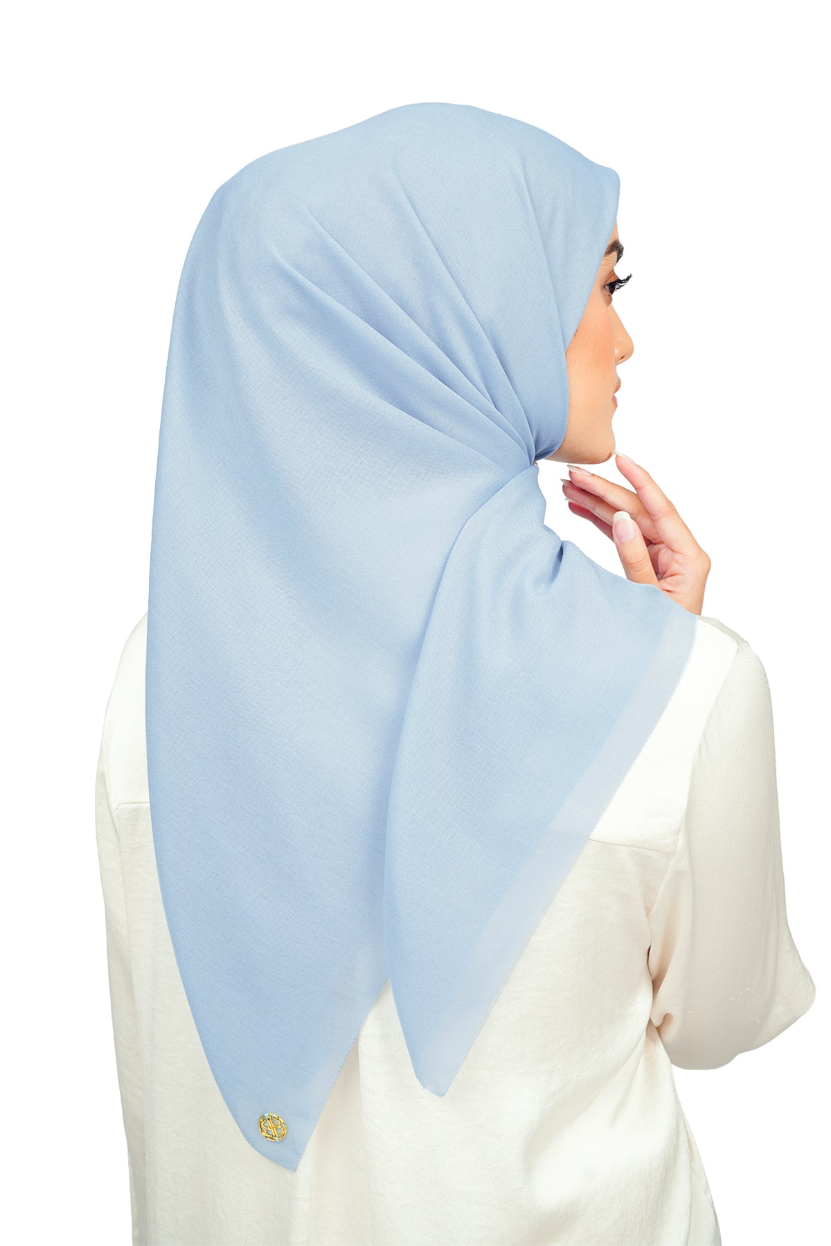 Nada Voile Scarf - Forever Blue