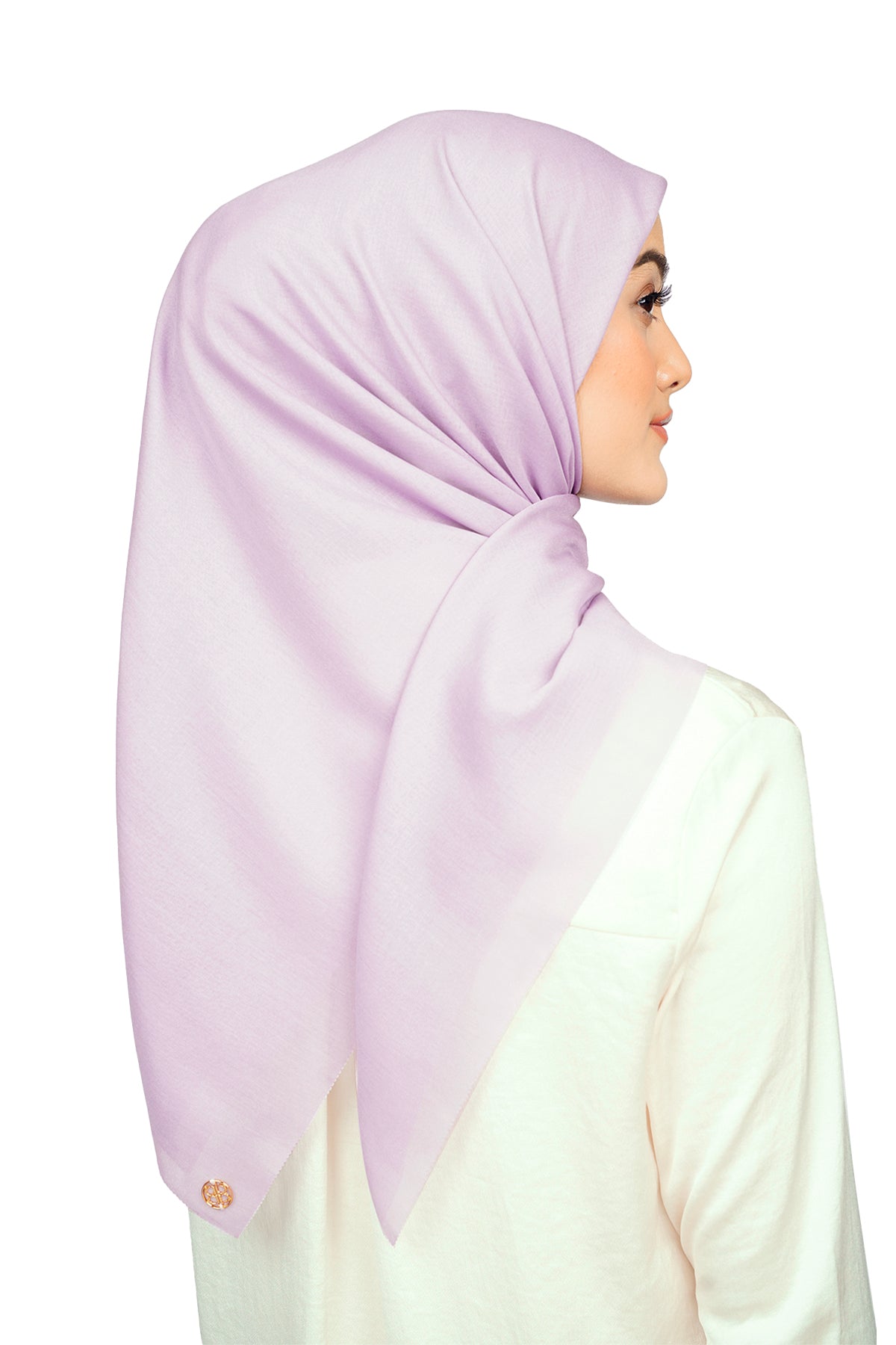 Nada Voile Scarf - Lavender Frost