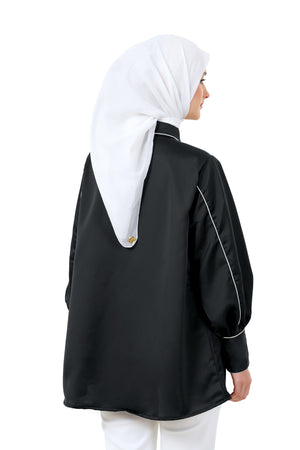 Xavia Binding Shirt - Black