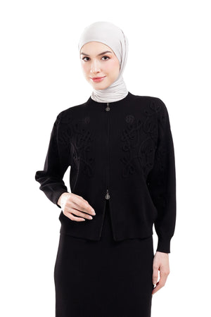 Ziya Knit Cardigan - Black