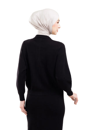 Ziya Knit Cardigan - Black