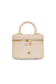 Nada Monogram Vanity Bag - Creame