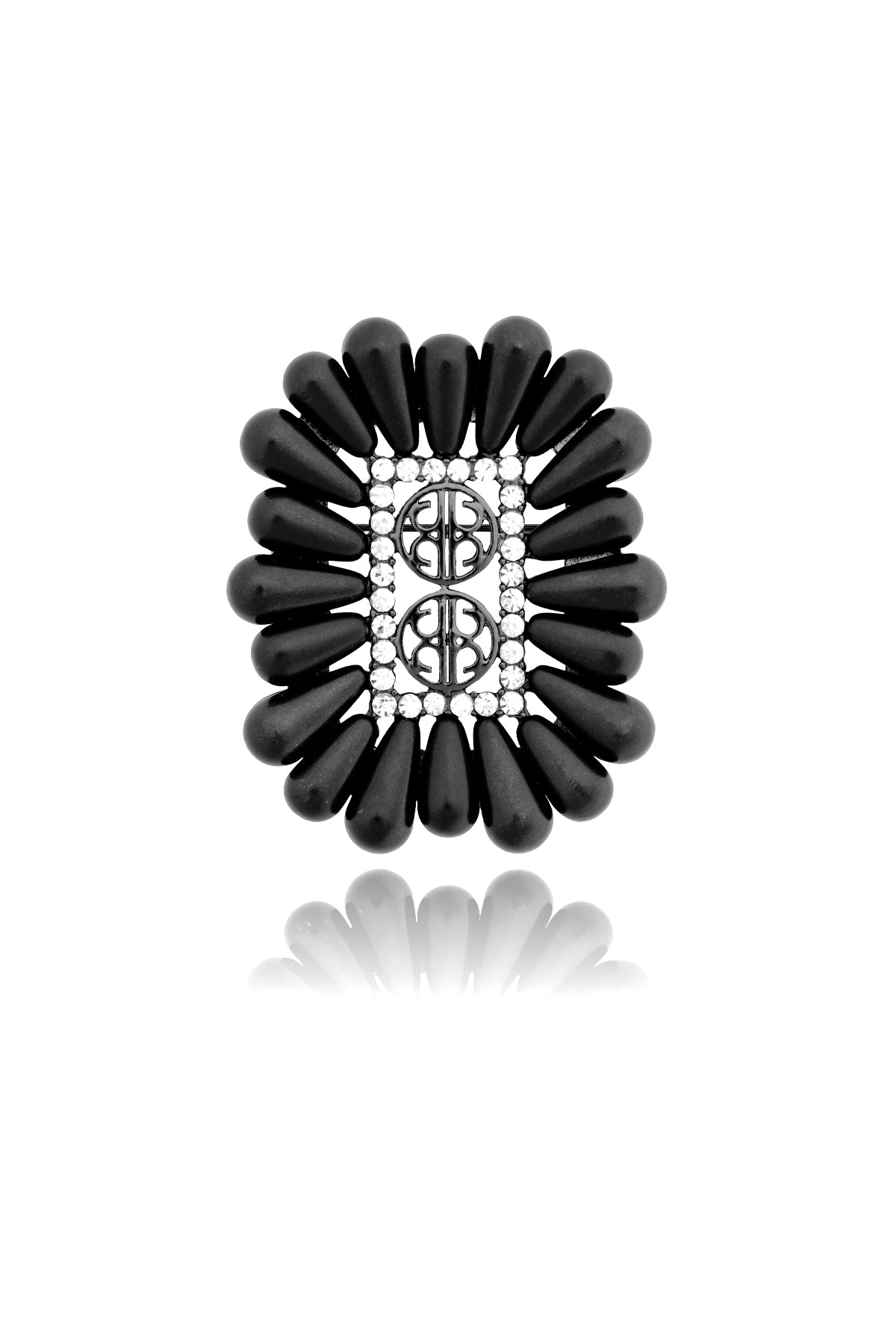 Charlotte Brooch - Black