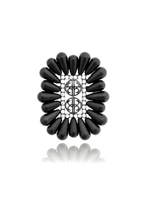 Charlotte Brooch - Black