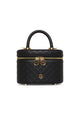Nada Monogram Vanity Bag - Black