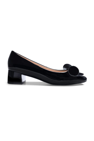 Kimmy Bow Pump - Black