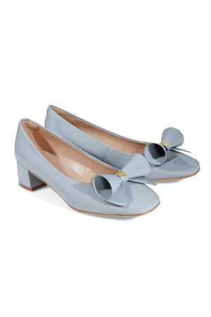 Kimmy Bow Pump - Blue