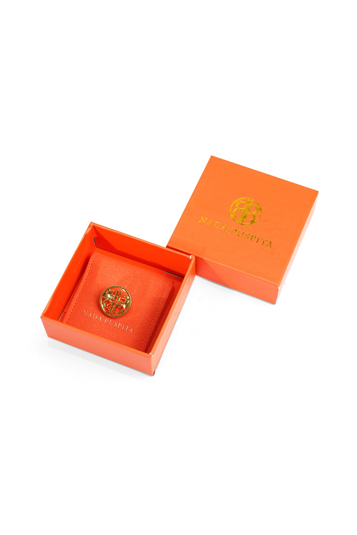 Nadagram Pin Brooch - Gold