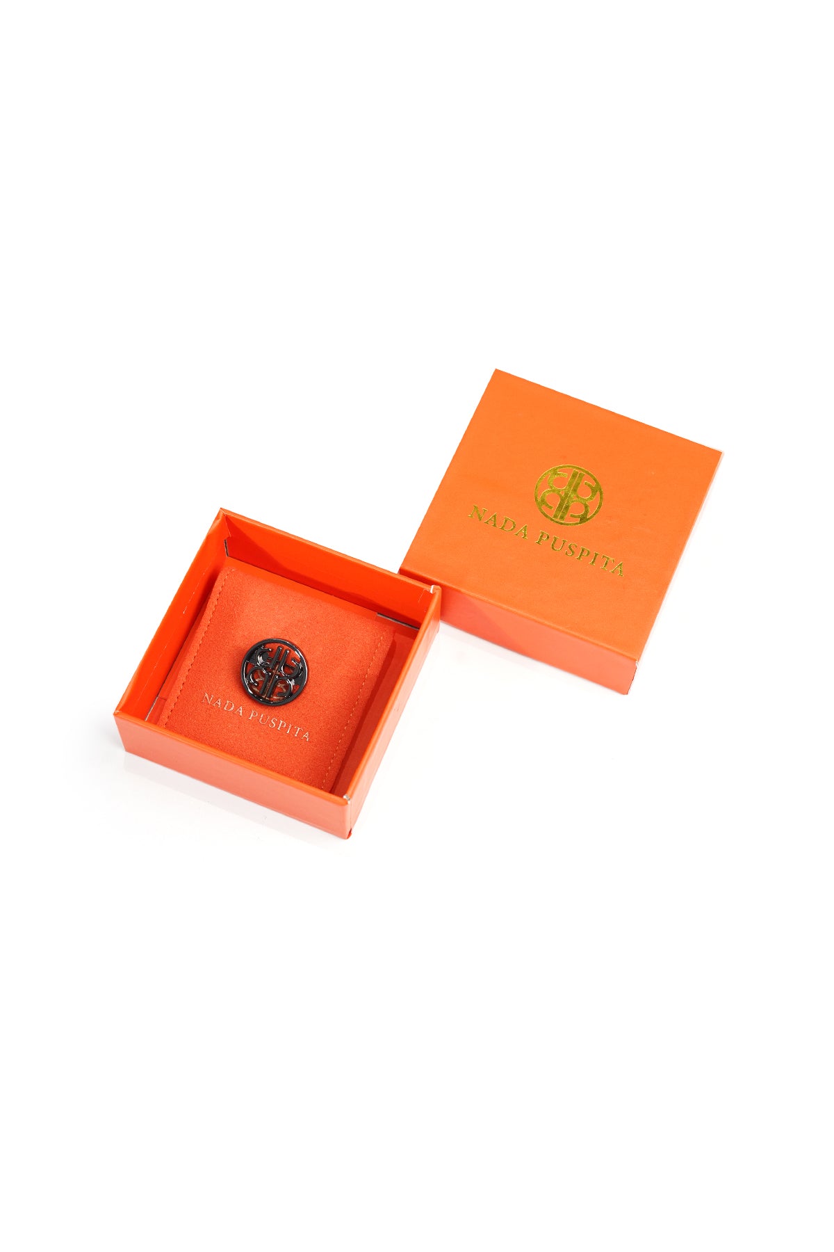 Nadagram Pin Brooch - Black