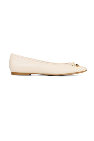 Comfy Flat Shoes - Creme