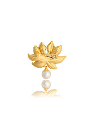 Lotus Brooch - Green
